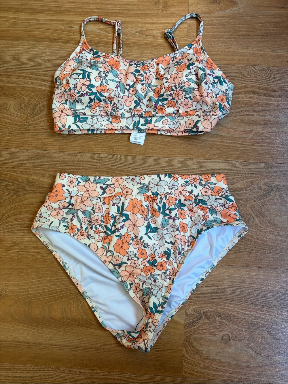 Cupshe floral bikini set medium